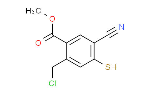 AS34243 | Methyl 2-chloromethyl-5-cyano-4-mercaptobenzoate