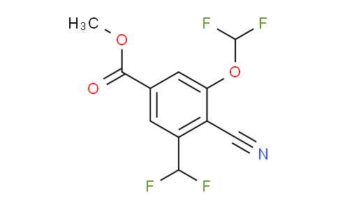 AS34247 | Methyl 4-cyano-3-difluoromethoxy-5-(difluoromethyl)benzoate