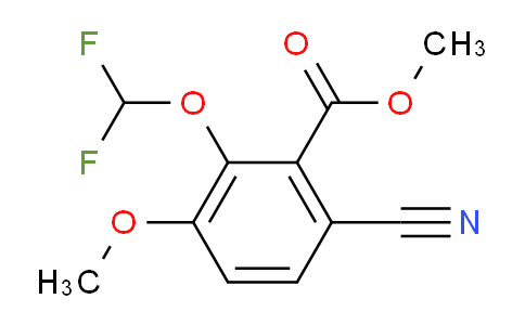 AS34250 | Methyl 6-cyano-2-difluoromethoxy-3-methoxybenzoate