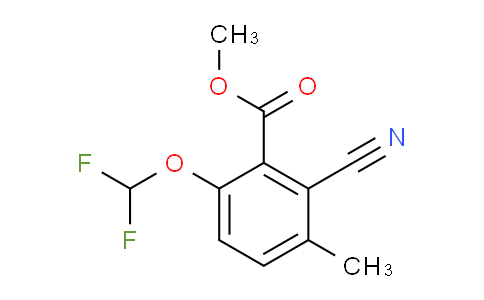 AS34253 | Methyl 2-cyano-6-difluoromethoxy-3-methylbenzoate