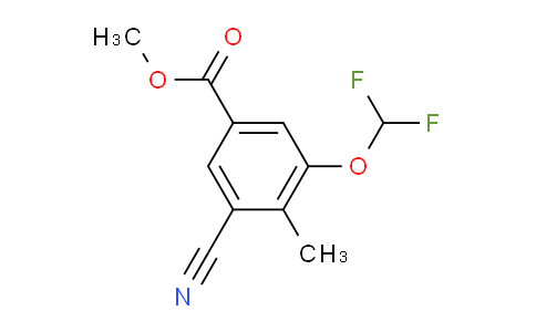 AS34257 | Methyl 3-cyano-5-difluoromethoxy-4-methylbenzoate