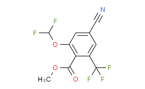AS34262 | Methyl 4-cyano-2-difluoromethoxy-6-(trifluoromethyl)benzoate