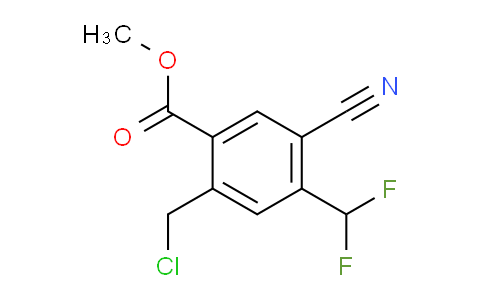 AS34264 | Methyl 2-chloromethyl-5-cyano-4-(difluoromethyl)benzoate