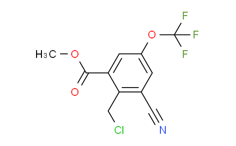 AS34299 | Methyl 2-chloromethyl-3-cyano-5-(trifluoromethoxy)benzoate