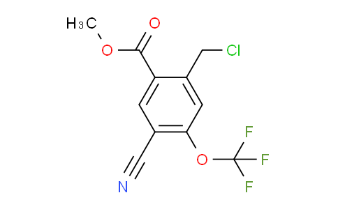 AS34301 | Methyl 2-chloromethyl-5-cyano-4-(trifluoromethoxy)benzoate