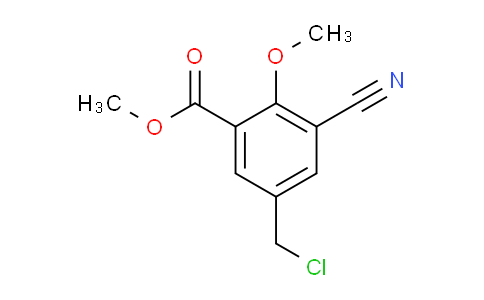 AS34306 | Methyl 5-chloromethyl-3-cyano-2-methoxybenzoate
