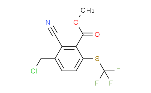 AS34321 | Methyl 3-chloromethyl-2-cyano-6-(trifluoromethylthio)benzoate