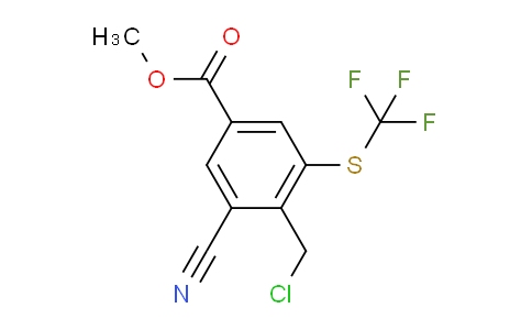 AS34324 | Methyl 4-chloromethyl-3-cyano-5-(trifluoromethylthio)benzoate