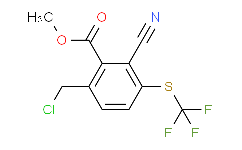 AS34326 | Methyl 6-chloromethyl-2-cyano-3-(trifluoromethylthio)benzoate