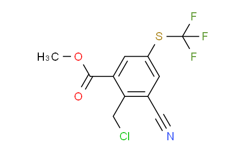 AS34339 | Methyl 2-chloromethyl-3-cyano-5-(trifluoromethylthio)benzoate