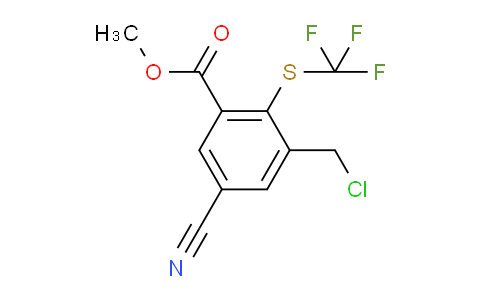 AS34345 | Methyl 3-chloromethyl-5-cyano-2-(trifluoromethylthio)benzoate