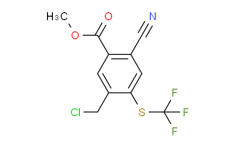 AS34348 | Methyl 5-chloromethyl-2-cyano-4-(trifluoromethylthio)benzoate