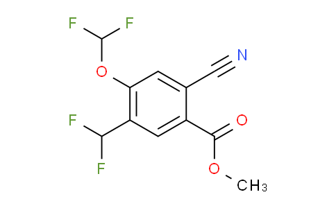 AS34364 | Methyl 2-cyano-4-difluoromethoxy-5-(difluoromethyl)benzoate