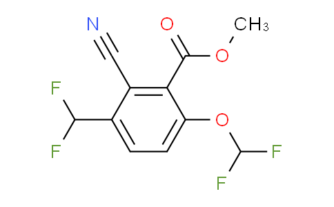 AS34366 | Methyl 2-cyano-6-difluoromethoxy-3-(difluoromethyl)benzoate