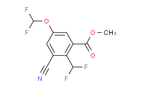 AS34367 | Methyl 3-cyano-5-difluoromethoxy-2-(difluoromethyl)benzoate