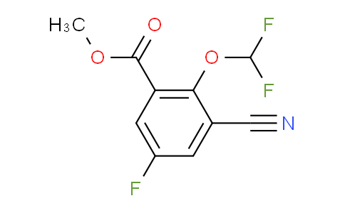 AS34378 | Methyl 3-cyano-2-difluoromethoxy-5-fluorobenzoate