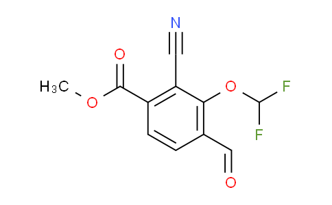 AS34384 | Methyl 2-cyano-3-difluoromethoxy-4-formylbenzoate