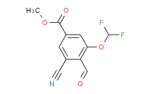 AS34390 | Methyl 3-cyano-5-difluoromethoxy-4-formylbenzoate