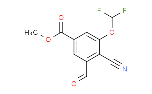 AS34391 | Methyl 4-cyano-3-difluoromethoxy-5-formylbenzoate