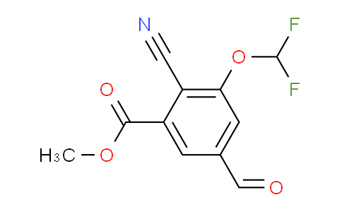 AS34394 | Methyl 2-cyano-3-difluoromethoxy-5-formylbenzoate
