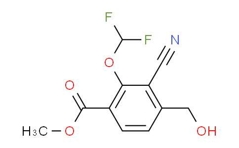 AS34406 | Methyl 3-cyano-2-difluoromethoxy-4-(hydroxymethyl)benzoate