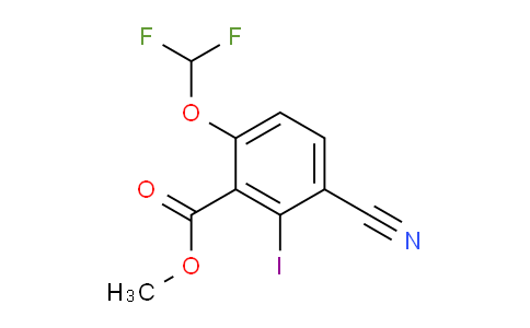 AS34415 | Methyl 3-cyano-6-difluoromethoxy-2-iodobenzoate
