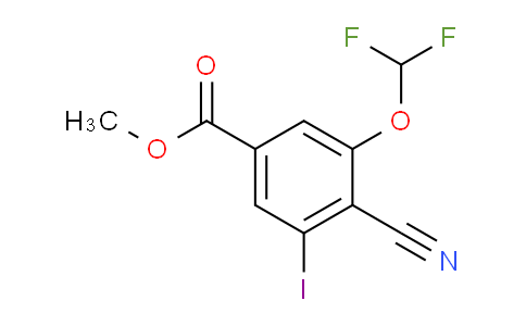 AS34418 | Methyl 4-cyano-3-difluoromethoxy-5-iodobenzoate