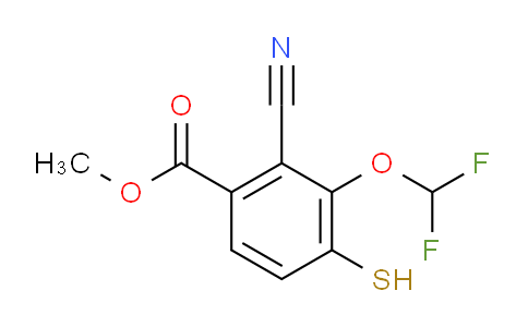AS34419 | Methyl 2-cyano-3-difluoromethoxy-4-mercaptobenzoate