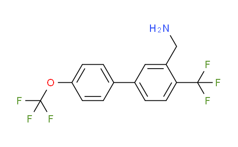C-(4'-(Trifluoromethoxy)-4-(trifluoromethyl)biphenyl-3-yl)-methylamine