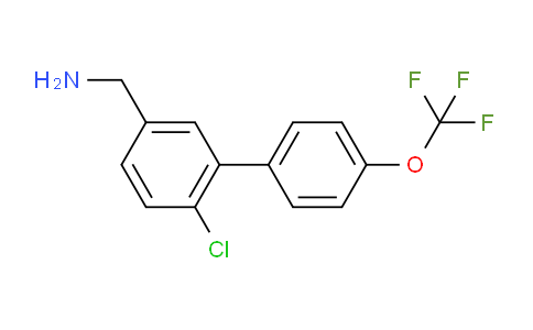 C-(6-Chloro-4'-(trifluoromethoxy)biphenyl-3-yl)-methylamine