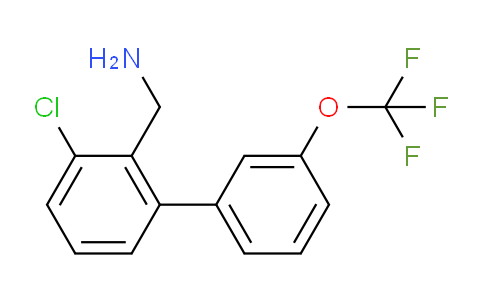 C-(3-Chloro-3'-(trifluoromethoxy)biphenyl-2-yl)-methylamine