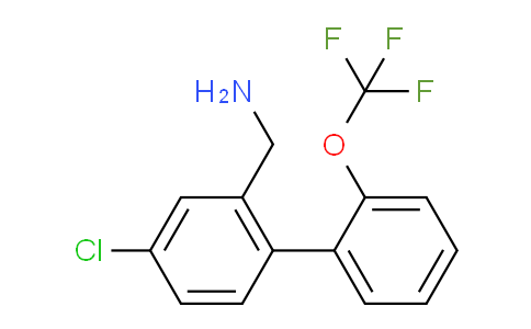 C-(4-Chloro-2'-(trifluoromethoxy)biphenyl-2-yl)-methylamine