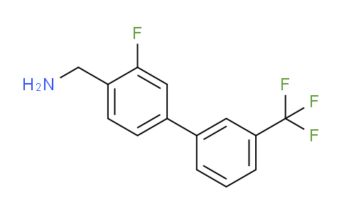 C-(3-Fluoro-3'-(trifluoromethyl)biphenyl-4-yl)-methylamine