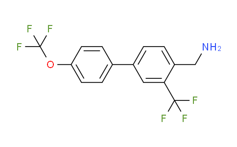 C-(4'-(Trifluoromethoxy)-3-(trifluoromethyl)biphenyl-4-yl)-methylamine