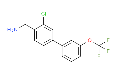 C-(3-Chloro-3'-(trifluoromethoxy)biphenyl-4-yl)-methylamine