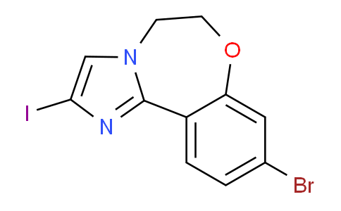 Imidazo[1,2-d][1,4]benzoxazepine,9-bromo-5,6-dihydro-2-iodo-