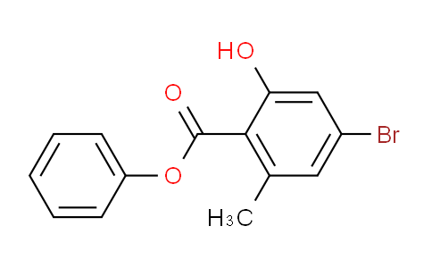 Phenyl 4-bromo-2-hydroxy-6-methylbenzoate
