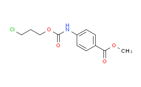 Methyl 4-([(3-chloropropoxy)carbonyl]amino)benzoate