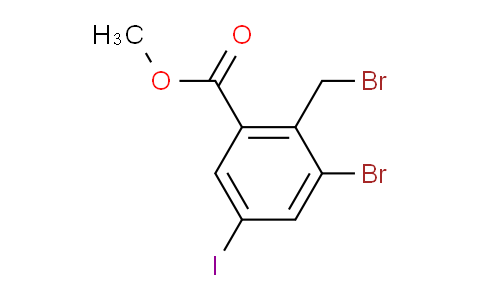 Methyl 3-bromo-2-(bromomethyl)-5-iodobenzoate