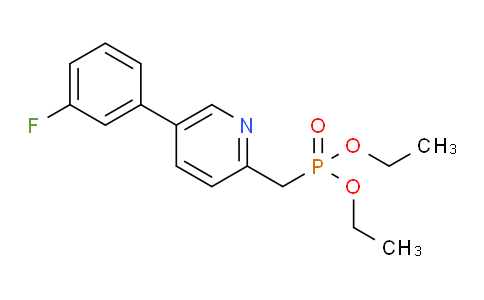 BK11ZN | 380894-77-9 | Phosphonic acid, [[5-(3-fluorophenyl)-2-pyridinyl]Methyl]-, diethyl ester