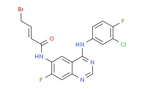 BK3G98 | 1454655-89-0 | (E)-4-溴-N-(4-((3-氯-4-氟苯基)氨基)-7-氟喹唑啉-6-基)丁-2-烯酰胺