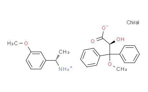 BK60QF | 1260633-84-8 | (S)-1-(3-methoxyphenyl)ethan-1-aminium (S)-2-hydroxy-3-methoxy-3,3-diphenylpropanoate