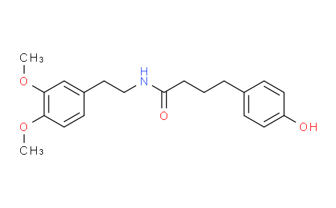 BK6G2E | 55536-65-7 | N-(2-(3,4-Dimethoxyphenyl)ethyl)-4-(4-hydroxyphenyl)butanamide