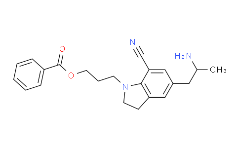 BK835Z | 1338365-54-0 | 3-(5-(2-Aminopropyl)-7-cyanoindolin-1-yl)propyl benzoate