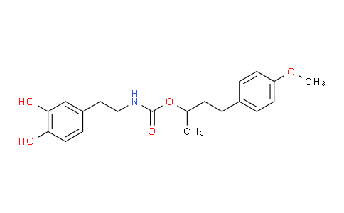BK85BE | 51062-15-8 | 4-(4-Methoxyphenyl)butan-2-yl 2-(3,4-dihydroxyphenyl)ethylcarbamate
