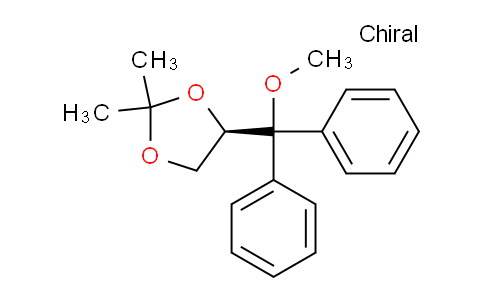 BK9K2C | 1486513-28-3 | 1,3-Dioxolane, 4-(methoxydiphenylmethyl)-2,2-dimethyl-, (4R)-