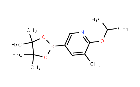 3-Methyl-2-propan-2-yloxy-5-(4,4,5,5-tetramethyl-1,3,2-dioxaborolan-2-yl)pyridine