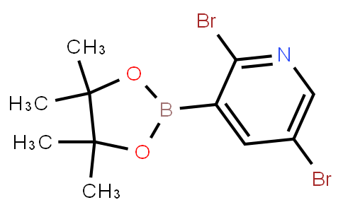 2,5-Dibromopyridine-3-boronic acid pinacol ester