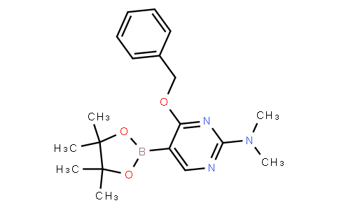 4-Benzyloxy-2-dimethylamino-pyrimidine-5-boronic acid pinacol ester
