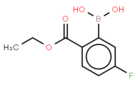 2-Ethoxycabonyl-5-fluorophenylboronic acid